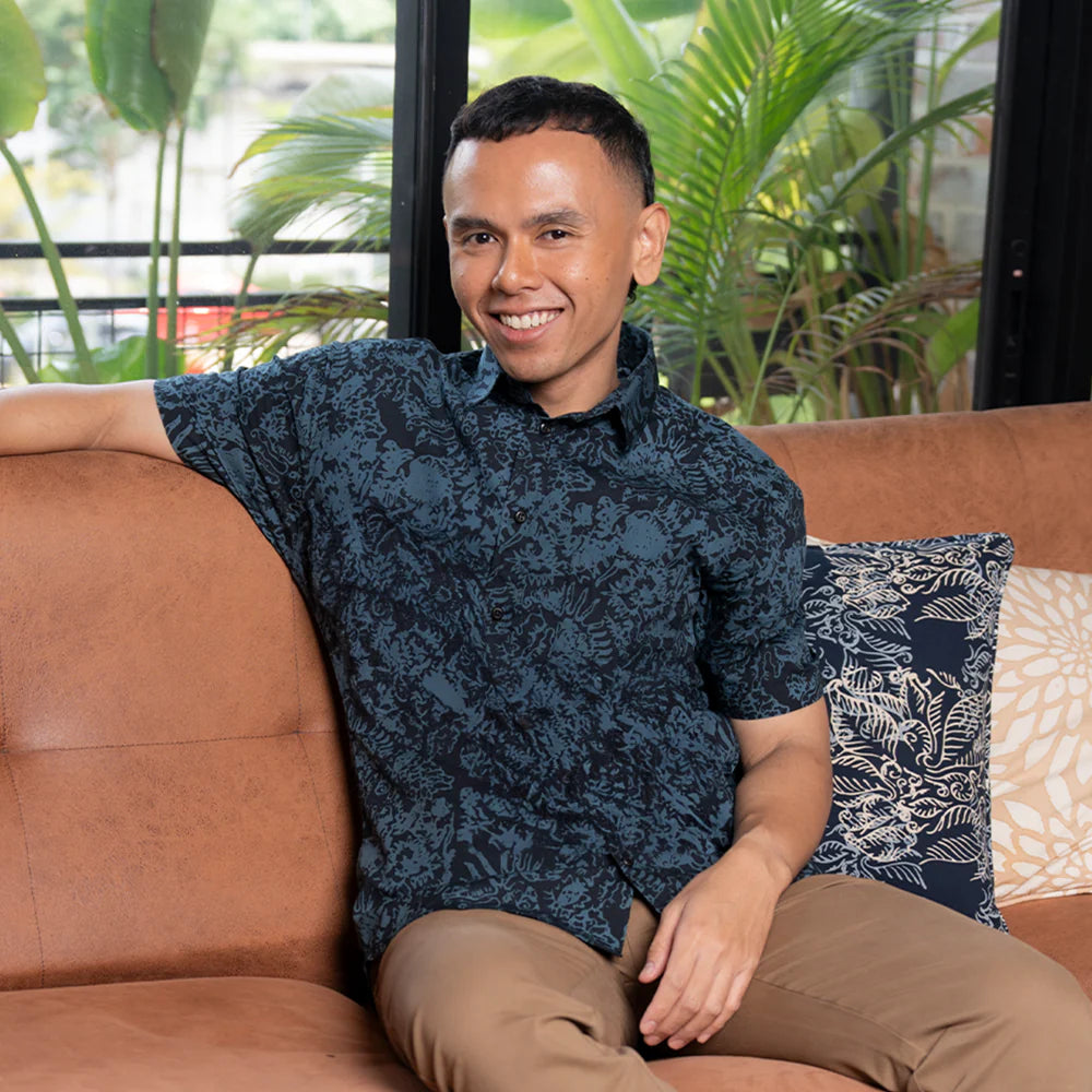 Men's Batik Shirt - Jet Rumpai