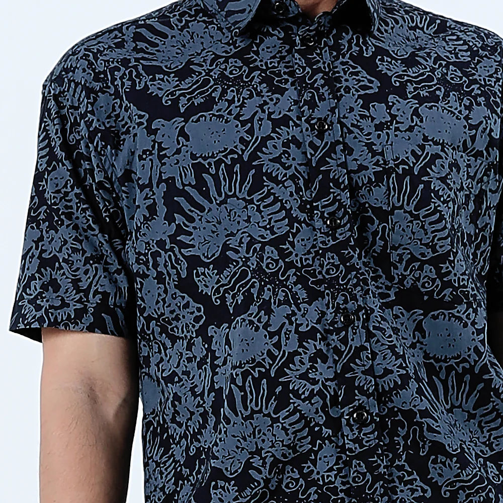 Men's Batik Shirt - Jet Rumpai